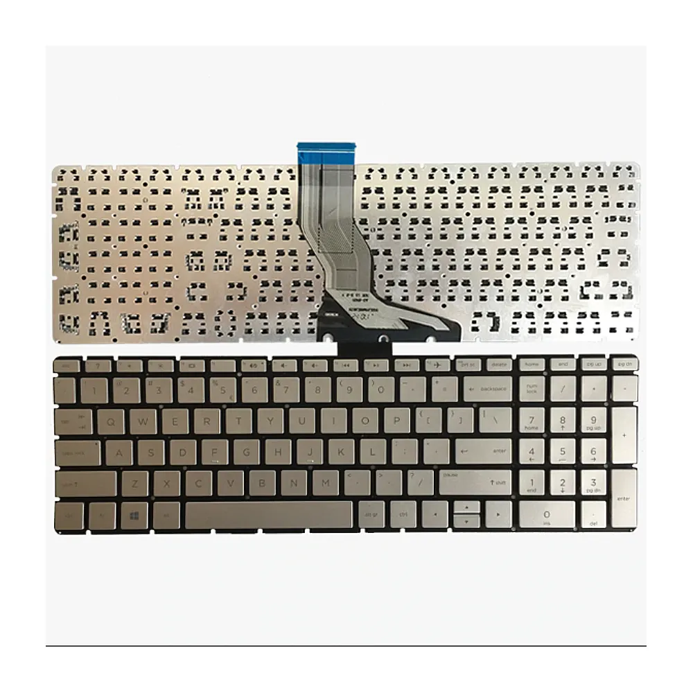 PHÍM HP 15-BS000 BẠC (CÓ ĐÈN) _NÚT DELETE VUÔNG_ =_Pavilion 15-bs000, 15-bu000, 15-bw000, 15-cc000, 15-cd000, 15s-fq000, 17-by000, 17-bs000, 17-by000