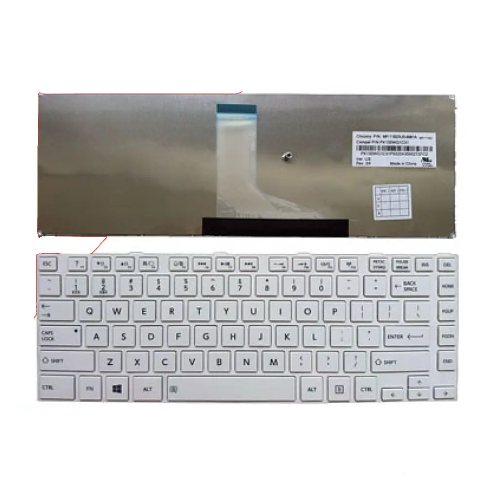 PHÍM TOSHIBA L840 TRẮNG =_Satellite L800 L805 L830 L840 L845 C800 C840 C845 M600 M640 M840 R840