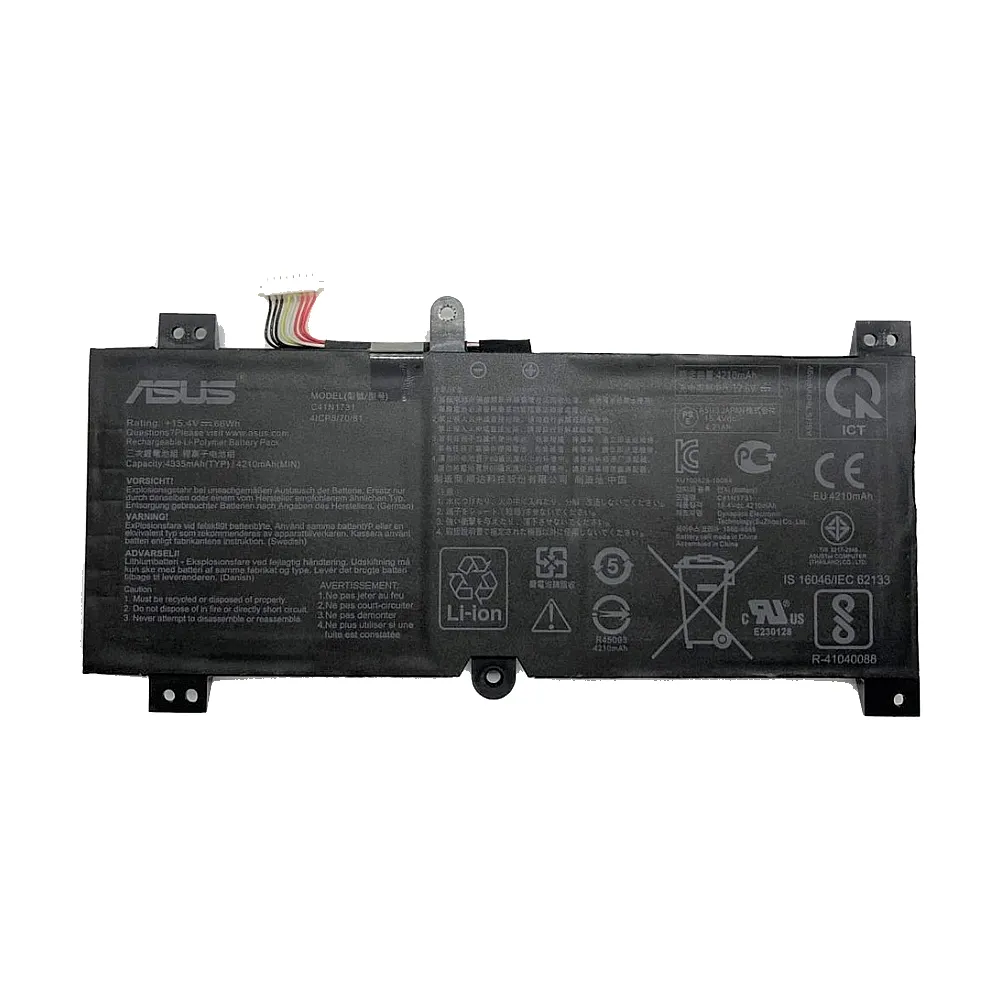 Pin asus gl704 c41n1731-2 (type c) 3 pát ốc dài (zin) - 4 cell -asus rog strix gl504gm gl504gw gl504gs g515gv gl704gm, rog strix g512l g531v g531t g531g g712l g731g (1)