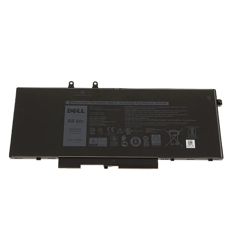 Pin dell latitude 5500 dài 68wh (zin) - 3 cell _ko kén wh_ -dell latitude 5510, precision 3540 3550, inspiron 7590 7591 7791 (2-in-1 series có bút cảm ứng), 4gvmp r8d7n