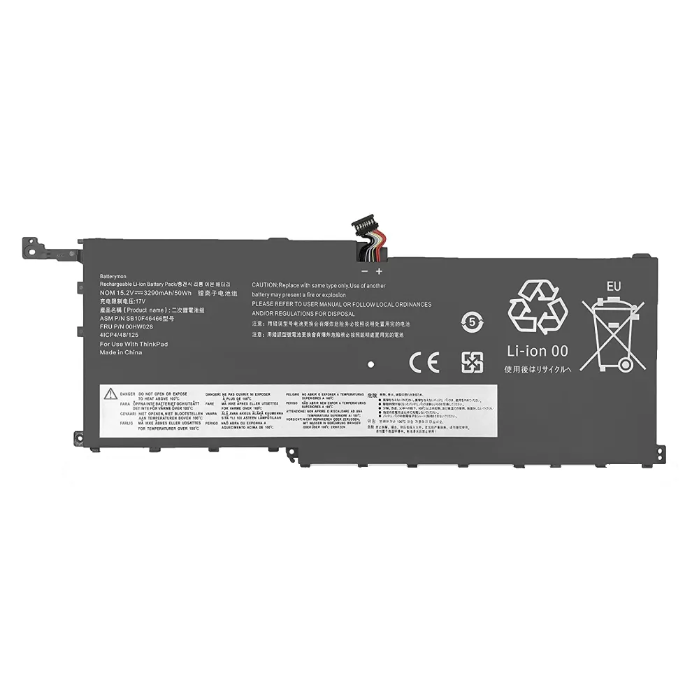 Pin lenovo x1 carbon gen 4 (core i thế hệ 6) (zin) - 4 cell thinkpad x1 carbon gen 4 2016 (core i thế hệ 6), x1 yoga 1st 2nd (core i thế hệ 6,7) (2016 2017) ultrabook, 00hw028 00hw029